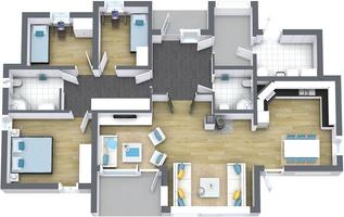 Home Design modern 5D imagem de tela 2
