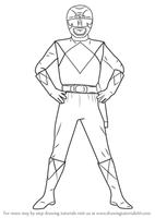 How to draw power rangers syot layar 3