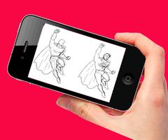 How To Draw Super Heroes 3D imagem de tela 1