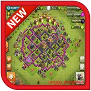 base clash of clans th8
