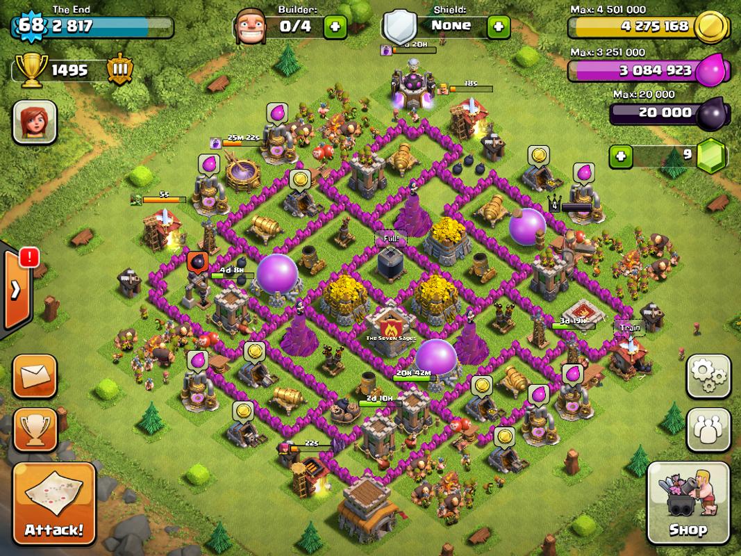 base clash of clans th8 for Android APK Download