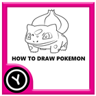 How to draw pokemon ikona