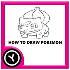 How to draw pokemon biểu tượng