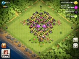 برنامه‌نما base clash of clans th7 عکس از صفحه