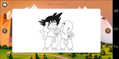 Coloring Dragon DBZ  Goku screenshot 3