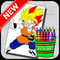 Coloring Dragon DBZ  Goku screenshot 1