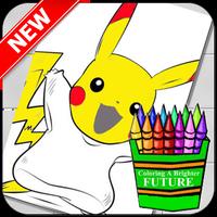 Coloring Pokemo - Pikachu capture d'écran 2