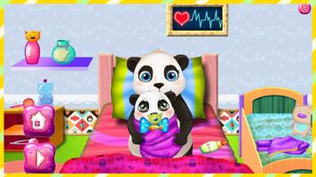 Angela Panda Baby Birth Affiche