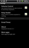 StopWatch Xtreme Free screenshot 1