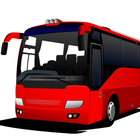 ônibus estacionamento 3D ícone