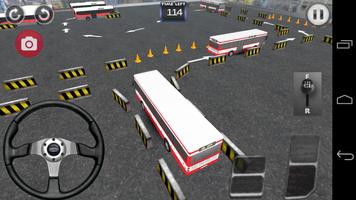 ônibus estacionamento 3D Cartaz