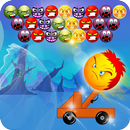 Irritado face bubble shooter APK
