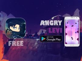 Angry Levi : Anime game poster