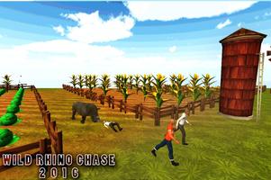 Wild Rhino Chase 2016 screenshot 1