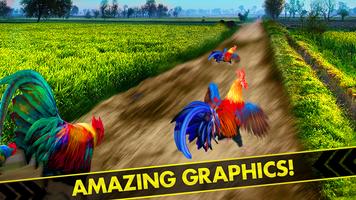 Rooster Race and Run Game screenshot 1