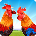 Angry Deadly Rooster Farms Run Rush icône