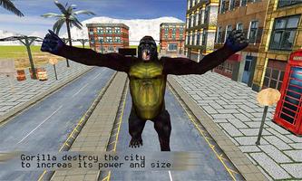 Angry Wild King Kong Rampage: Gorilla City Smasher capture d'écran 1