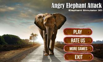 Wild Elephant Simulator 3D Affiche