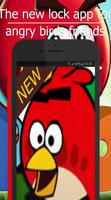 angry bad birds friends lock wallpapers Affiche