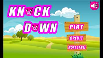 Knock Down Angry Pigs poster