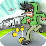 Angry Robber Boy Run Dash 3D icône