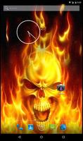 Fire Skull Live Wallpaper captura de pantalla 3