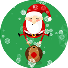 Bouncing  Santa Live Wallpaper-icoon