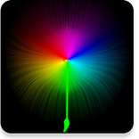 Neon Dandelion live wallpaper