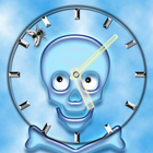 Crazy Skull Clock icône