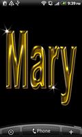 Mary Gold Name Affiche