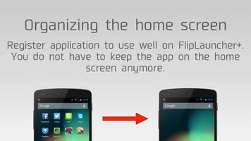 FlipLauncher+ الملصق