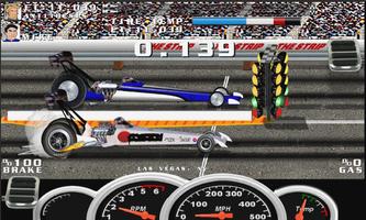 Burn Out Drag Racing plakat