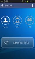 FreeTalk & Voice Over SMS capture d'écran 1