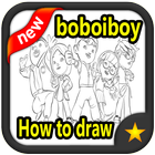 How to draw boboiboy icon