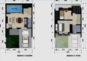 Rencana Rumah dan Lay Out Plakat