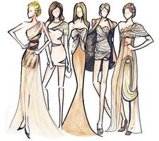 Sketsa Desain Fashion 2017 ảnh chụp màn hình 1