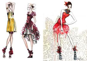 Sketsa Desain Fashion 2017 ảnh chụp màn hình 3