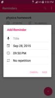 برنامه‌نما Reminders عکس از صفحه