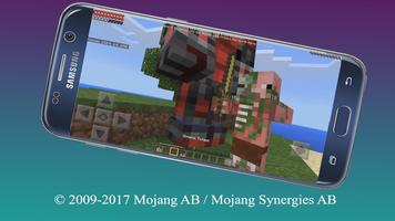 Nano-Man Minecraft Addon para MCPE Poster