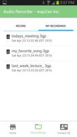 Audio Recorder screenshot 1