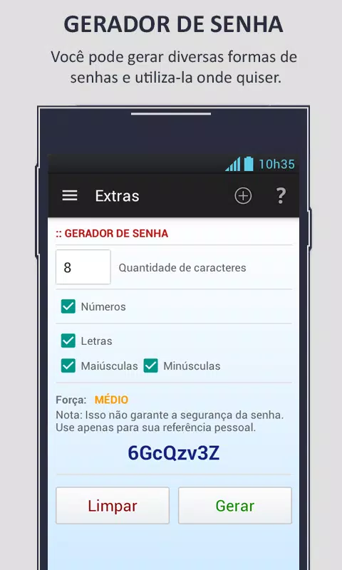 Download do APK de Senha na Mão para Android