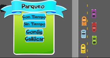Juego Parquear Carros Android Affiche
