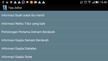 Buku Tips Sehat capture d'écran 3