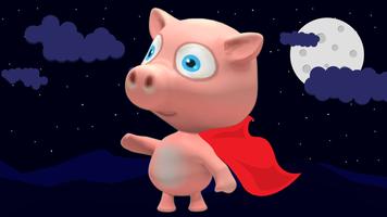 Super Piggy Adventure 🐖 الملصق