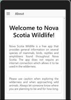 Poster Nova Scotia Wildlife