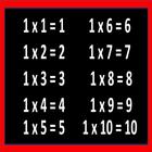 Multiplication Table Kids Maths icono