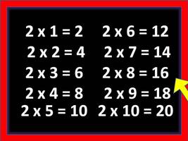 Multiplication Table Kids Maths capture d'écran 1