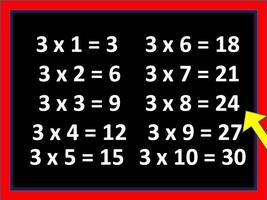 Multiplication Table Kids Maths capture d'écran 2