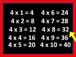 Multiplication Table Kids Maths capture d'écran 3