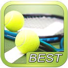 Tennis sport puzzle game icon